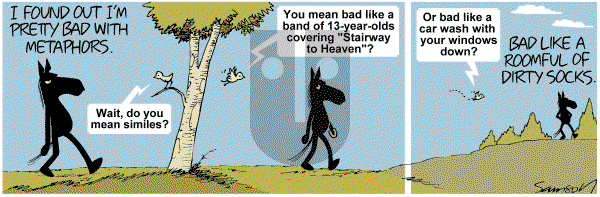 Dark Side of the Horse on Thursday September 15, 2011 Comic Strip