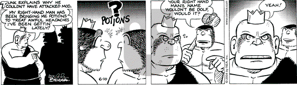 Alley Oop on Thursday June 10, 2004 Comic Strip