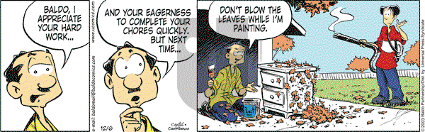Baldo on Saturday December 6, 2003 Comic Strip