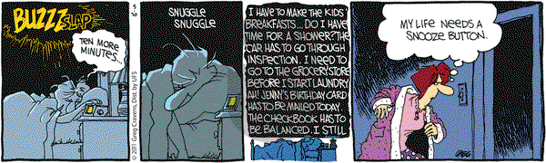 The Buckets on Monday May 30, 2011 Comic Strip