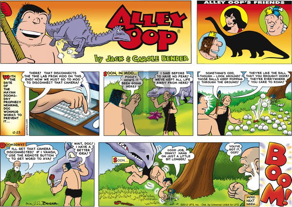 Alley Oop on Sunday December 23, 2012 Comic Strip