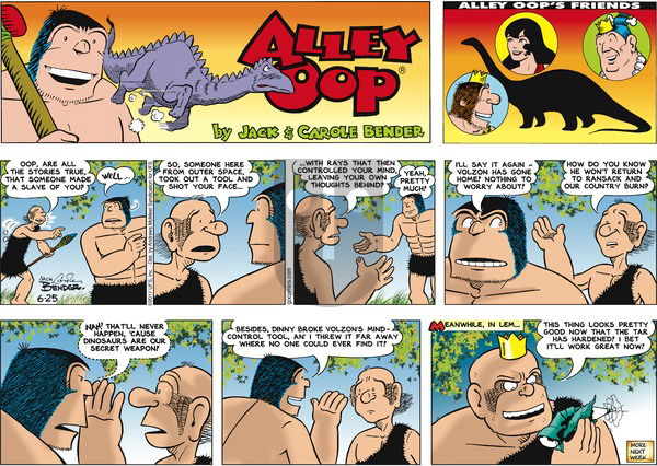 Alley Oop on Sunday June 25, 2017 Comic Strip