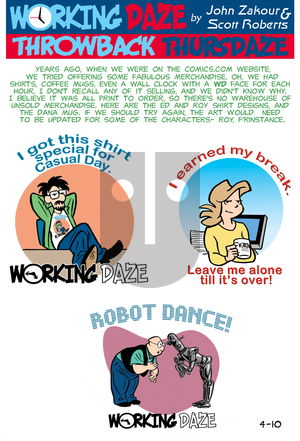 Working Daze on Thursday April 10, 2025 Comic Strip