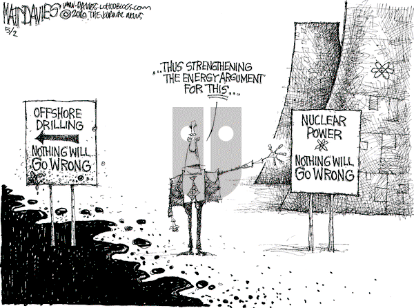 Matt Davies on Monday May 3, 2010 Comic Strip
