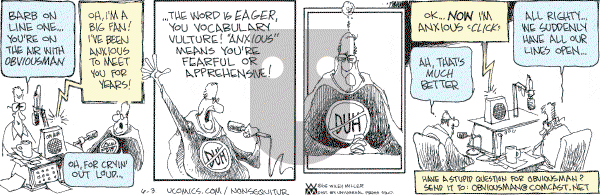 Non Sequitur on Friday June 3, 2005 Comic Strip