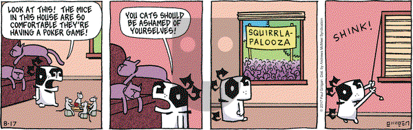 Pooch Cafe on Thursday August 17, 2017 Comic Strip
