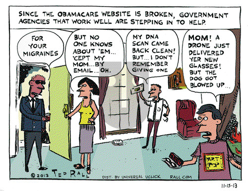 Ted Rall on Friday November 15, 2013 Comic Strip
