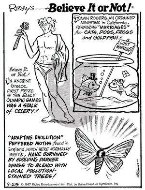 Ripley's Believe It or Not on Thursday September 25, 1997 Comic Strip