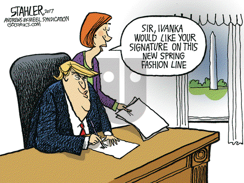 Jeff Stahler on Wednesday March 22, 2017 Comic Strip