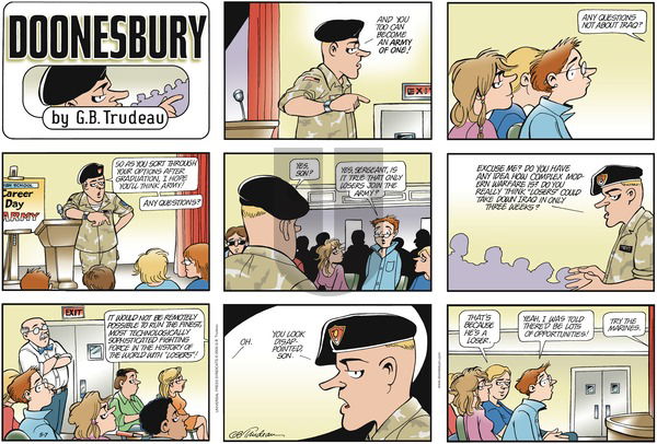 Doonesbury on Sunday May 7, 2006 Comic Strip