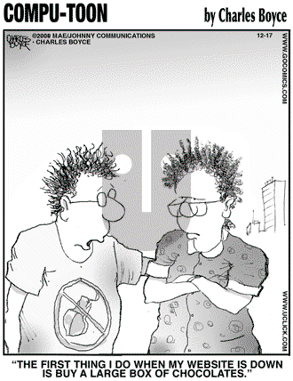 Compu-toon on Wednesday December 17, 2008 Comic Strip