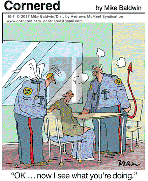 Cornered on Saturday October 7, 2017 Comic Strip