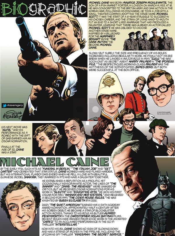 Biographic on Sunday February 8, 2015 Comic Strip