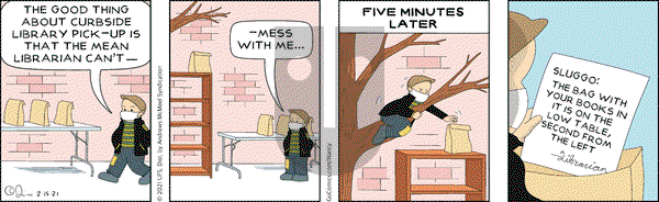 Nancy on Monday February 15, 2021 Comic Strip