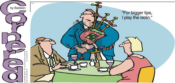 Cornered on Sunday March 15, 1998 Comic Strip