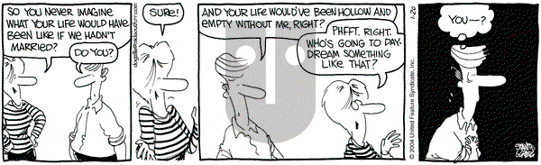 The Buckets on Tuesday January 20, 2004 Comic Strip
