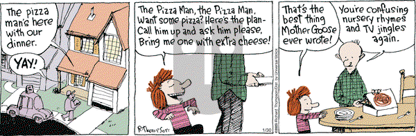 Cul de Sac on Thursday January 30, 2014 Comic Strip