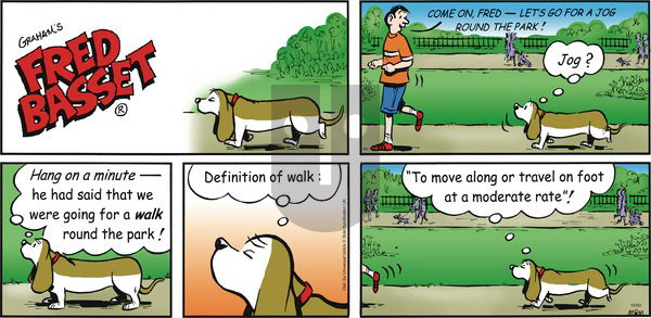 Fred Basset on Sunday October 30, 2016 Comic Strip