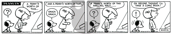 Peanuts - Monday December 11, 1950 Comic Strip
