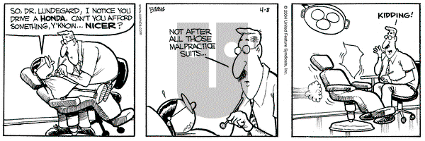 Grand Avenue on Thursday April 8, 2004 Comic Strip