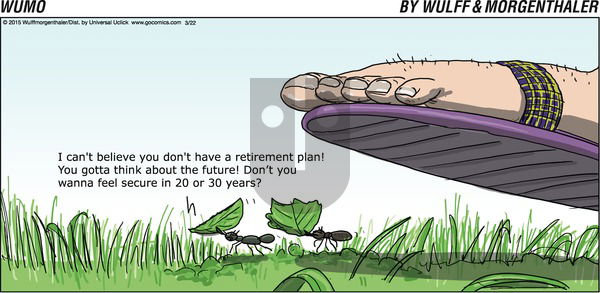 WuMo on Sunday March 22, 2015 Comic Strip