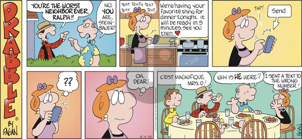 Drabble on Sunday May 4, 2025 Comic Strip