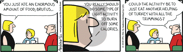 The Born Loser on Thursday November 22, 2018 Comic Strip