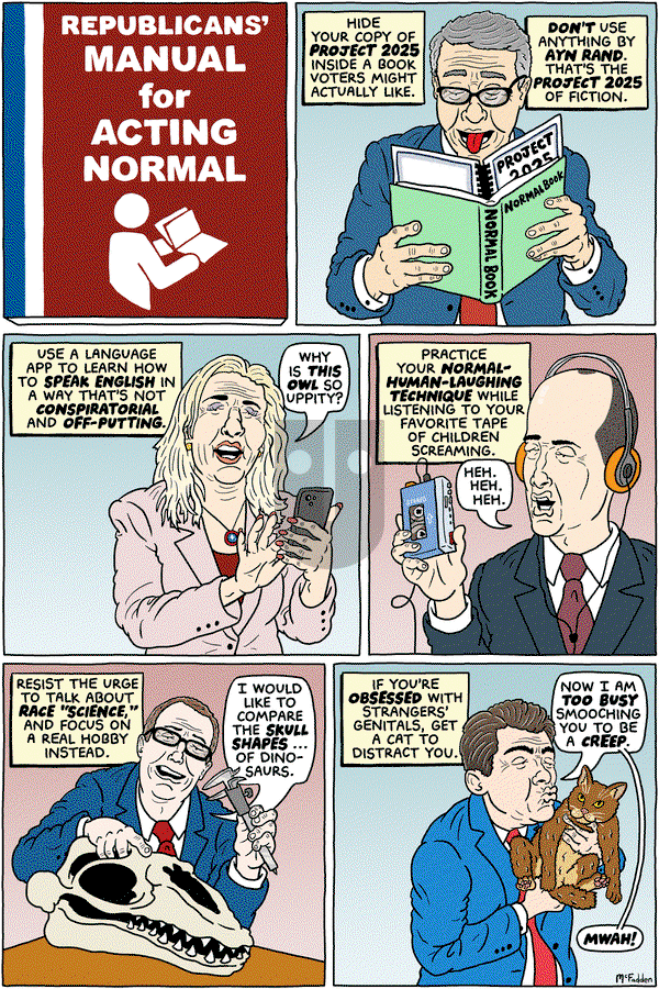 Brian McFadden on Monday August 5, 2024 Comic Strip