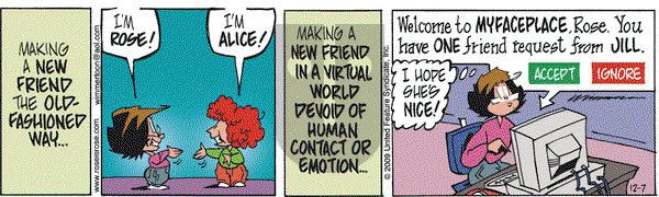 Rose is Rose on Monday December 7, 2009 Comic Strip