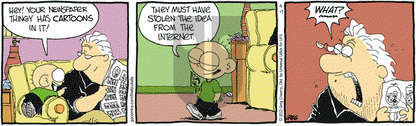 The Buckets on Monday September 17, 2012 Comic Strip