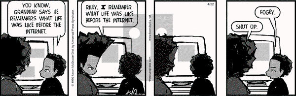 The Boondocks on Saturday November 23, 2013 Comic Strip