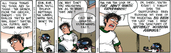 Get Fuzzy on Saturday December 22, 2012 Comic Strip