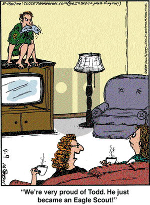 Close to Home on Tuesday April 9, 2019 Comic Strip