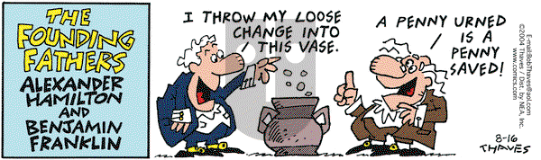 Frank and Ernest - Monday August 16, 2004 Comic Strip