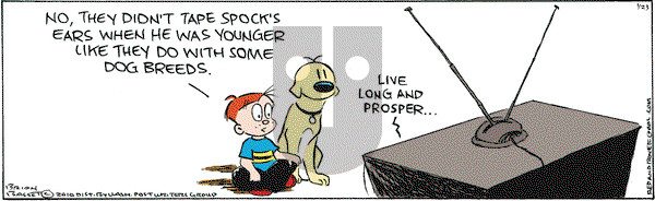 Red and Rover on Saturday January 23, 2010 Comic Strip