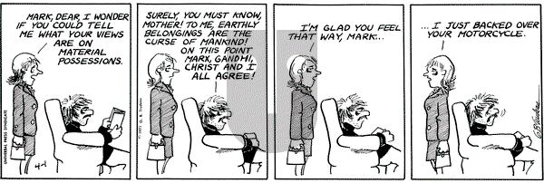 Doonesbury on Thursday April 1, 1971 Comic Strip