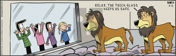 Grand Avenue on Thursday April 6, 2023 Comic Strip