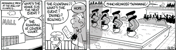Drabble on Wednesday April 7, 1999 Comic Strip