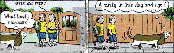 Fred Basset on Tuesday October 16, 2018 Comic Strip