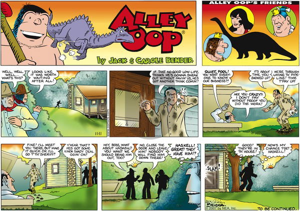 Alley Oop on Sunday November 11, 2007 Comic Strip