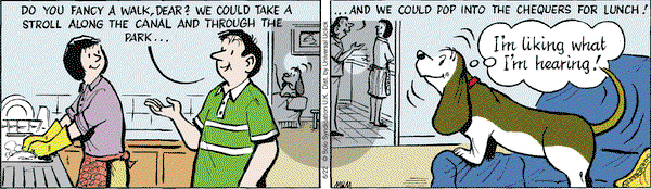 Fred Basset on Monday June 22, 2015 Comic Strip