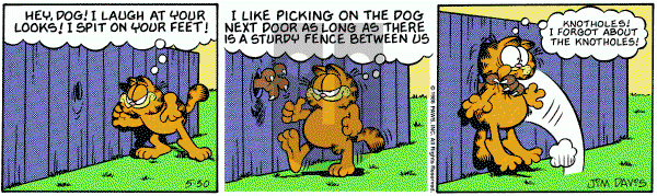 Garfield on Friday May 30, 1986 Comic Strip
