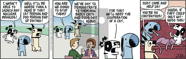 Pooch Cafe on Tuesday March 26, 2019 Comic Strip