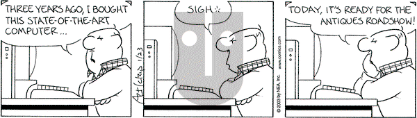 The Born Loser on Thursday January 23, 2003 Comic Strip