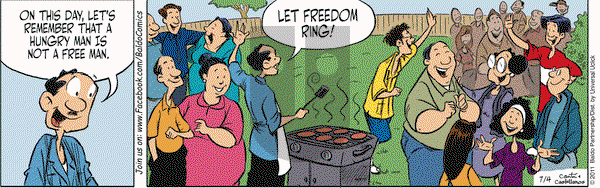 Baldo on Monday July 4, 2011 Comic Strip