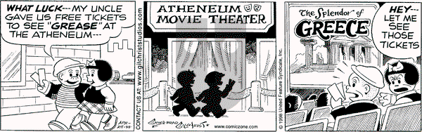 Nancy on Friday April 24, 1998 Comic Strip