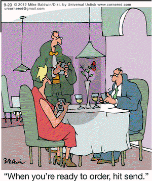 Cornered on Thursday September 20, 2012 Comic Strip