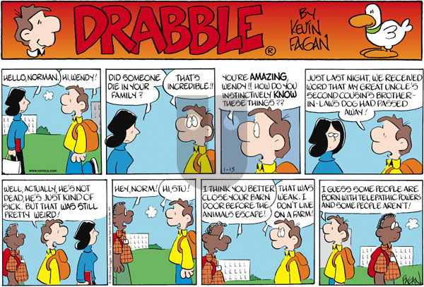 Drabble on Sunday January 15, 2006 Comic Strip