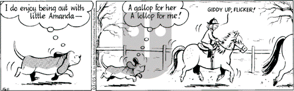 Fred Basset on Wednesday March 5, 2008 Comic Strip
