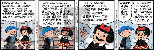 Nancy on Monday November 26, 2012 Comic Strip